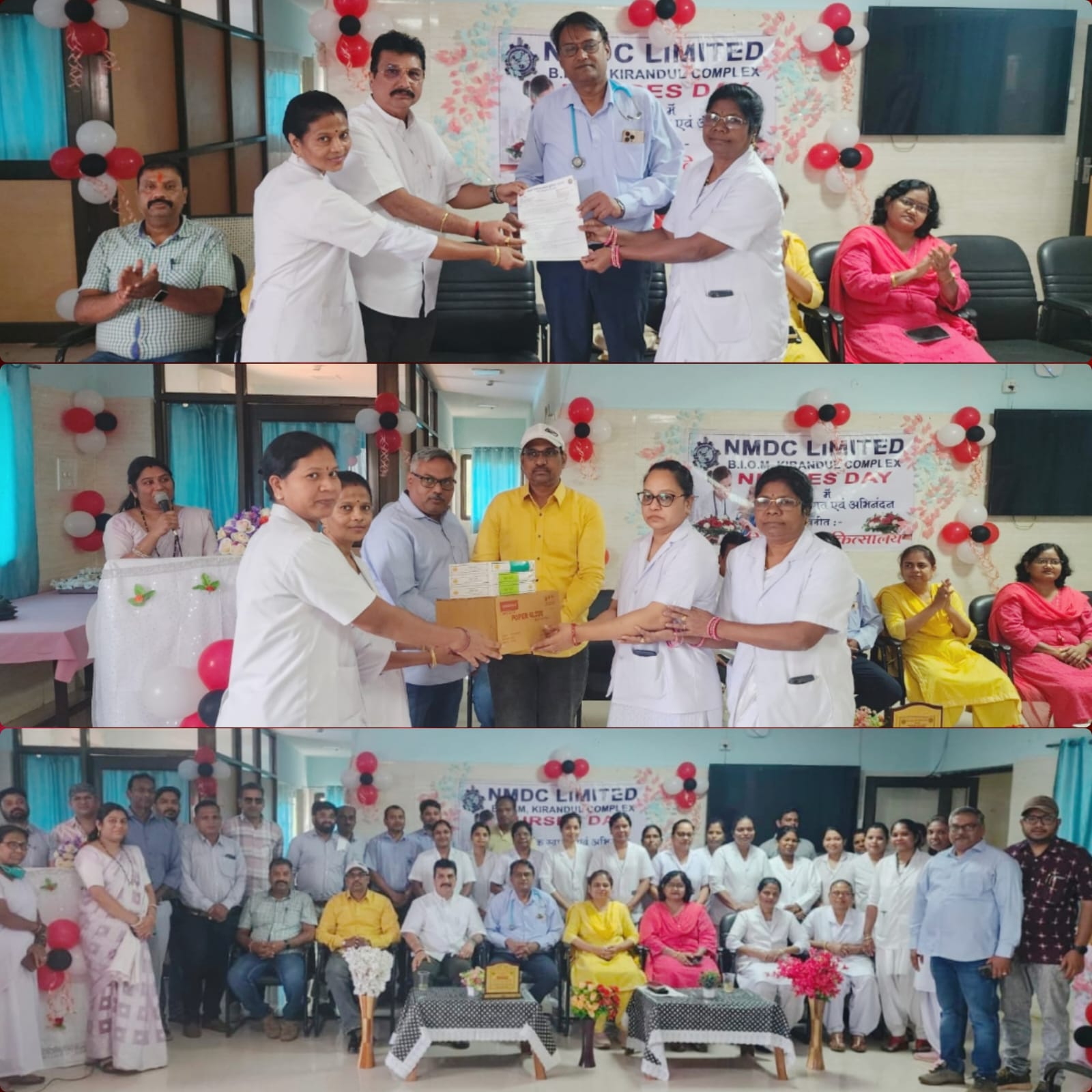 बेस्ट स्मार्ट हॉस्पिटल ऑफ द ईयर 2026” से सम्मानित किरंदुल परियोजना अस्पताल, नर्स दिवस पर हुआ भव्य सम्मान समारोह