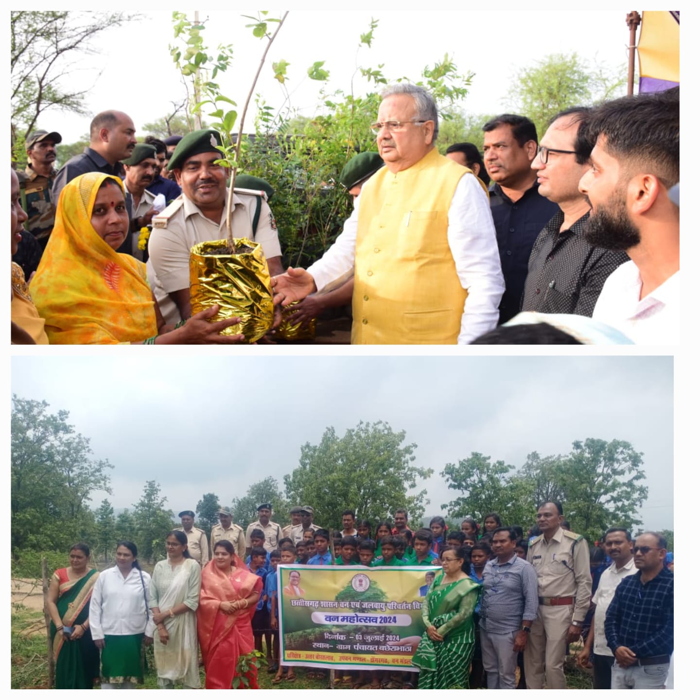 मां के नाम पर अभियान लोग स्वस्फूर्त कर रहे वृक्षारोपण 