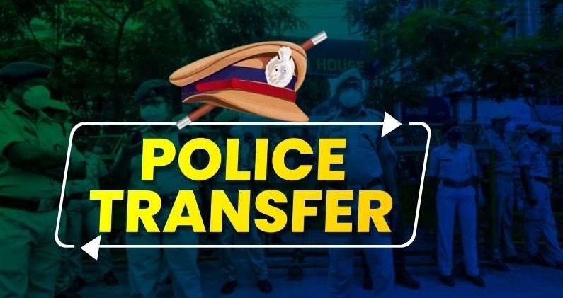 पुलिस विभाग में बड़ा फेरबदल, 2 एएसआई, 10 हेड कांस्टेबल और 68 कांस्टेबल का तबादला