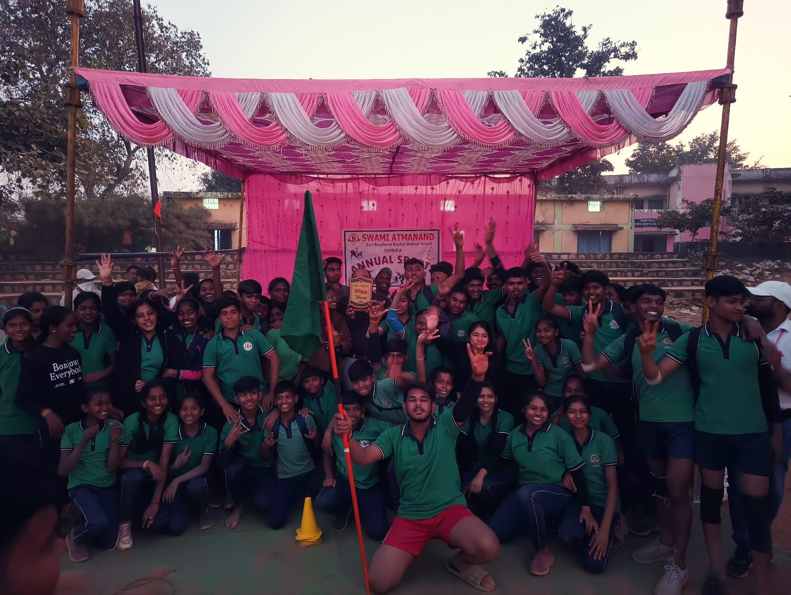 सेजेस इंग्लिश मीडियम स्कूल छुरा में वार्षिक खेल एवं न्योता भोज का आयोजन सम्पन्न
