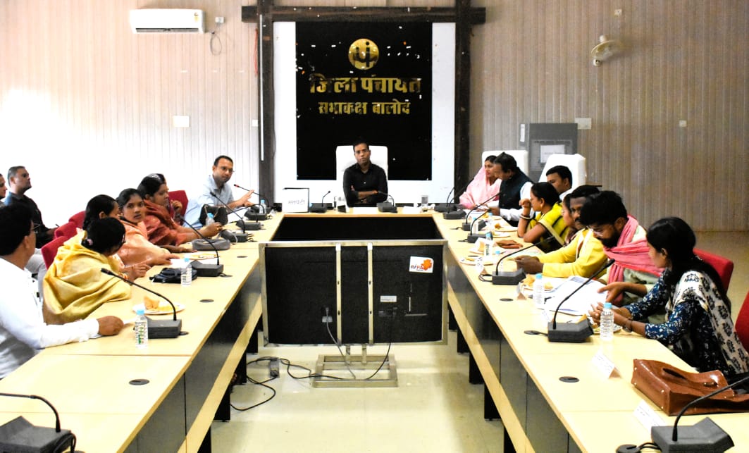 जिला पंचायत के स्थायी समितियों के गठन की कार्रवाई संपन्न 
