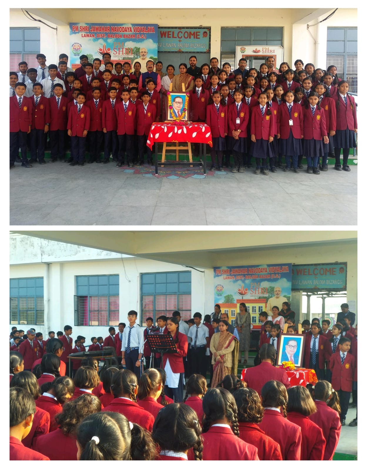 पीएम श्री जवाहर नवोदय विद्यालय लवन में संविधान दिवस  मनाया गया 