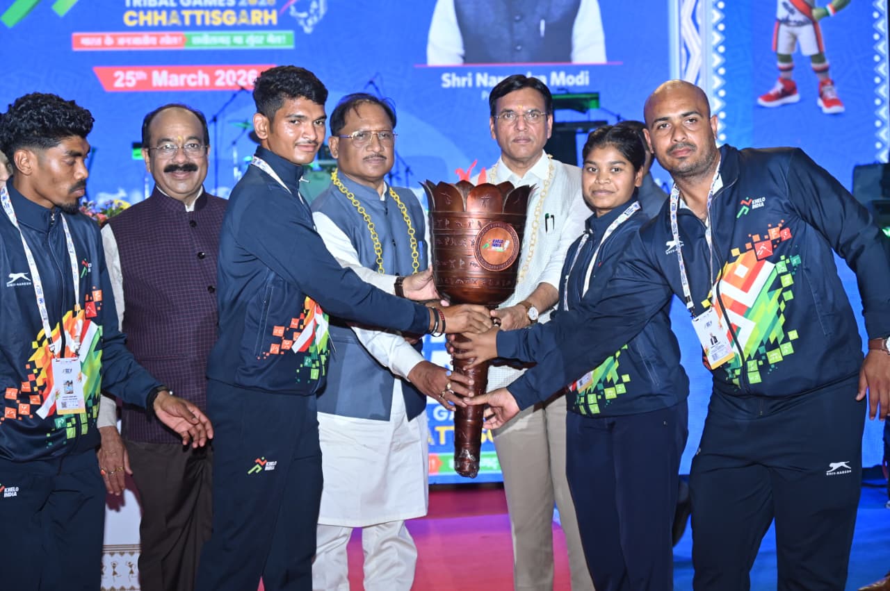 छत्तीसगढ़ में जनजातीय शक्ति का खेल महाकुंभ : देश के प्रथम खेलो इंडिया ट्राइबल गेम्स 2026 का भव्य शुभारंभ