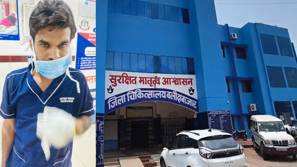 अस्पताल में नशे में ड्यूटी करता स्वास्थ्य कर्मचारी कैमरे में कैद! VIDEO वायरल होते ही नोटिस, निलंबन की तैयारी