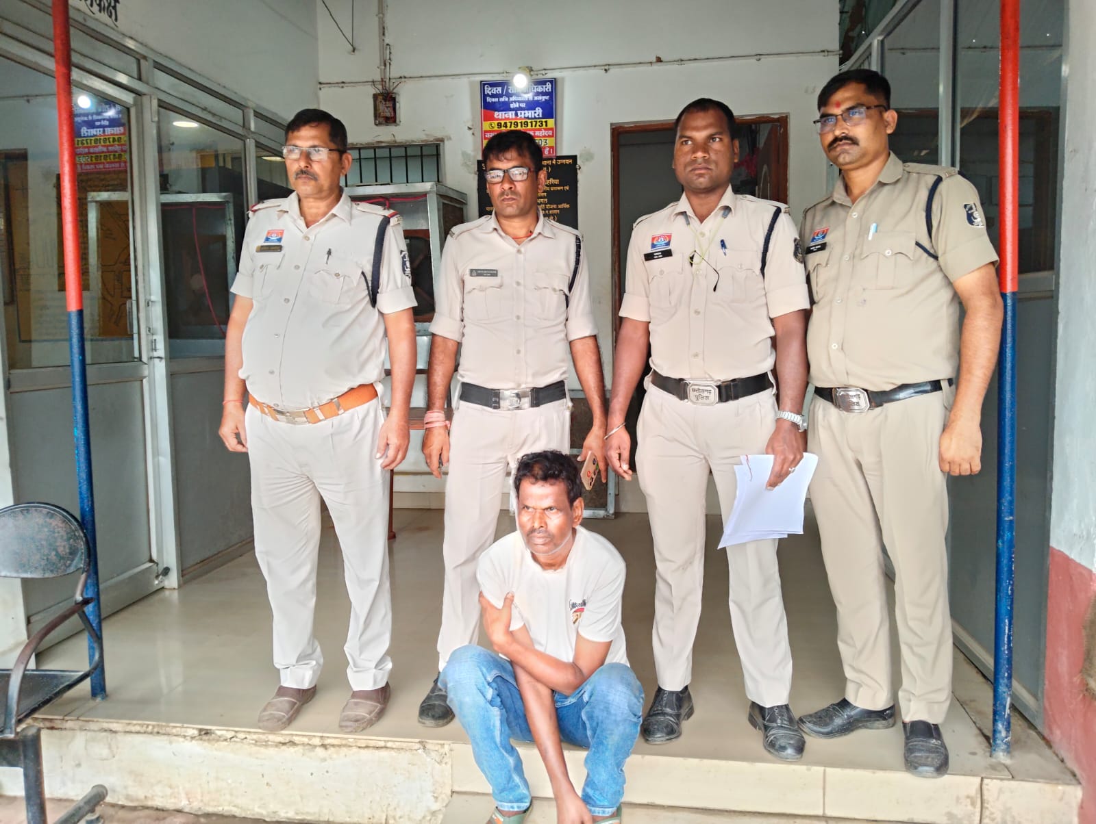 बिना वैध अनुमति  प्रवेश करने वाला जिला बदर का आरोपी गिरफ्तार