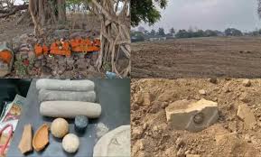 महादेव घाट के पास जमीन के नीचे मिले पुराने पुरातात्विक साक्ष्य,30 फीट नीचे महल और किले मिलने की संभावना