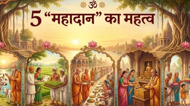 पापों से मुक्ति और भाग्य का उदय! जानिए 5 सबसे बड़े महादान
