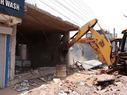 अवैध अतिक्रमण हटाया गया,भिलाई और दुर्ग नगर निगम ने की संयुक्त कार्रवाई