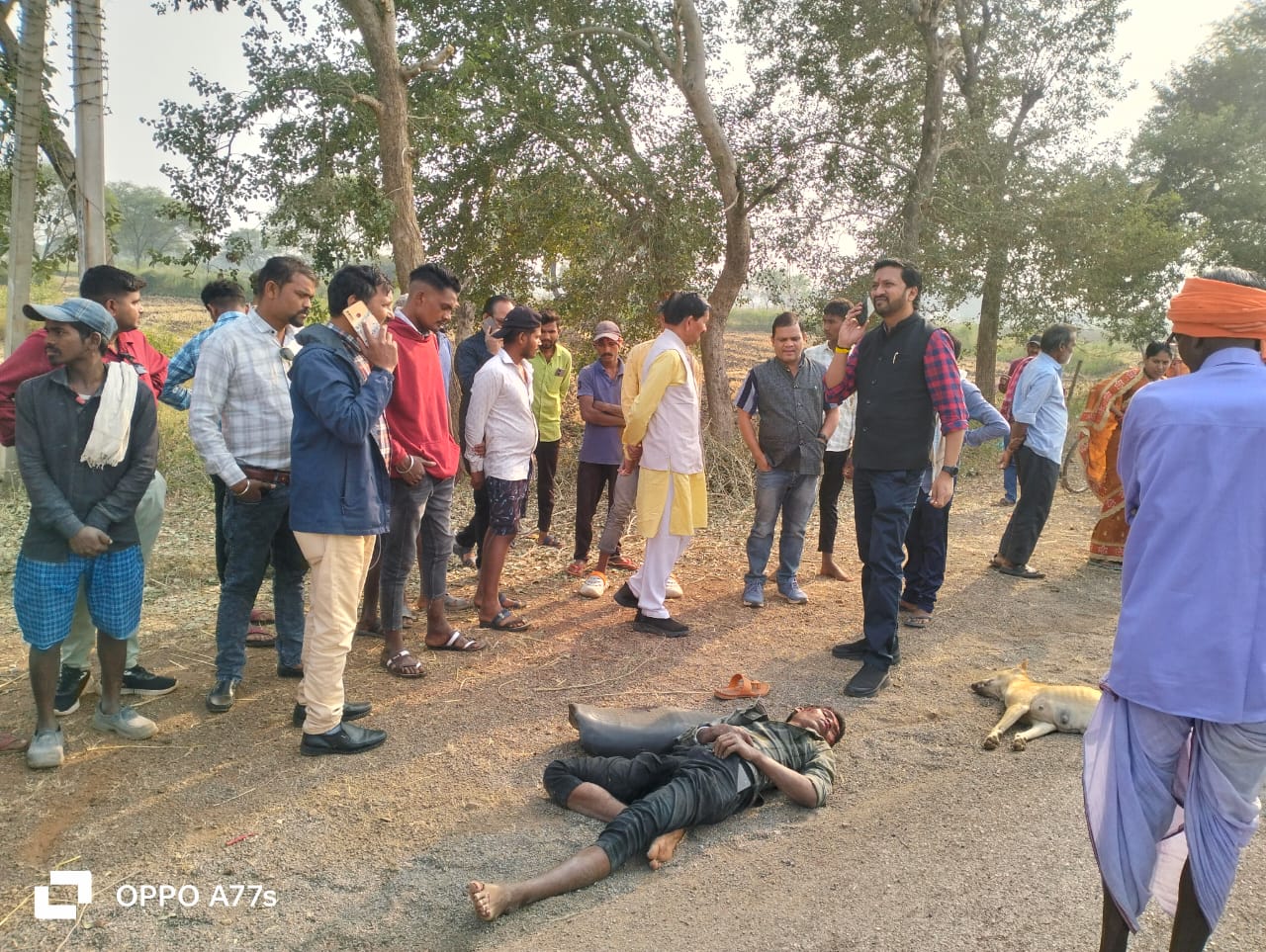 दुर्घटना में घायल व्यक्ति विक्रांत की पहल से पहुँचा अस्पताल,विक्रांत सिंह ने पेश की मानवता की मिसाल