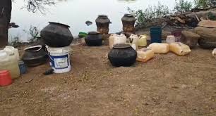 पुलिस, आबकारी और फारेस्ट विभाग ने मारा छापा, बड़ी मात्रा में महुआ जब्त