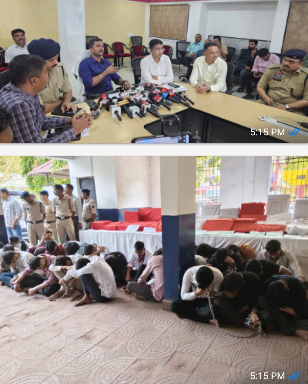 रायपुर में इंटरनेशनल साइबर ठगी का भंडाफोड़, 3 कॉल सेंटरों से 42 आरोपी गिरफ्तार