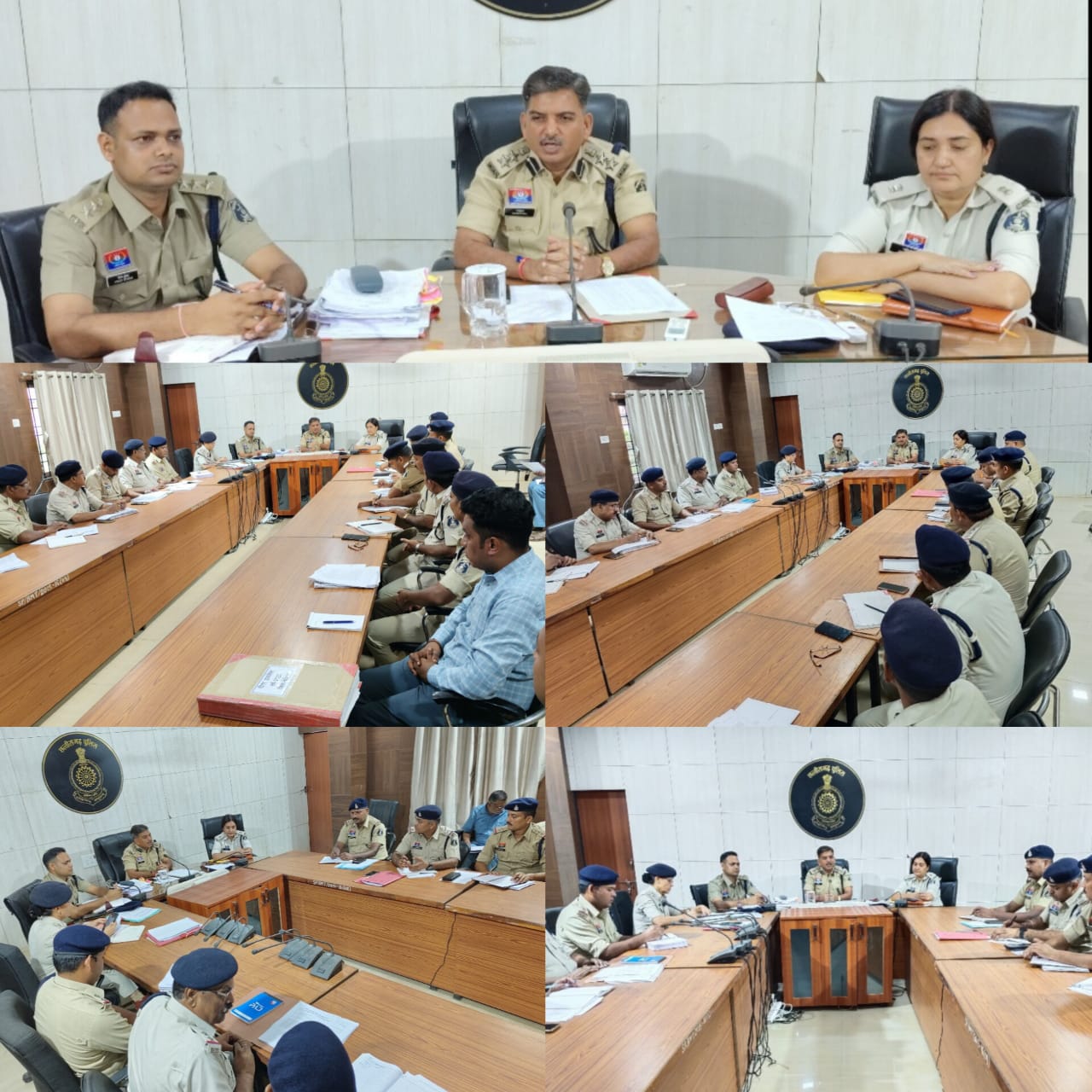  एसएसपी बेमेतरा रामकृष्ण साहू (IPS) की क्राइम मीटिंग सम्पन्न, जनसमस्याओं के त्वरित समाधान पर दिया गया जोर