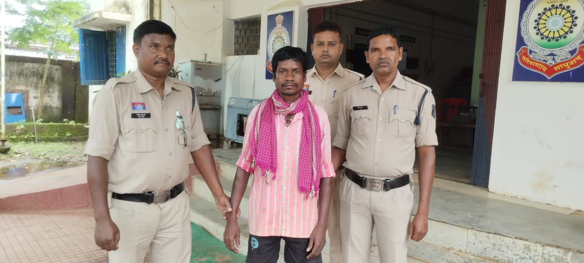 हत्या के मामले में कातिल पति को गिरफ्तार कर भेजा गया जेल 