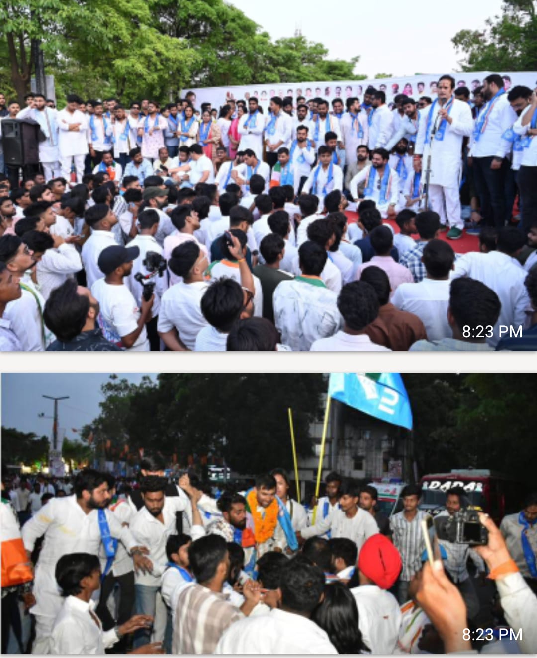 “सीएम हाउस घेराव” में उमड़ा छात्र शक्ति का सैलाब, NSUI कार्यकर्ताओं की पुलिस से झड़प