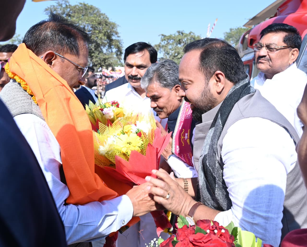 ओपन पंथी नृत्य प्रतियोगिता और बाबा गुरु घासीदास जयंती महोत्सव में पहुंचे मुख्यमंत्री विष्णु देव साय