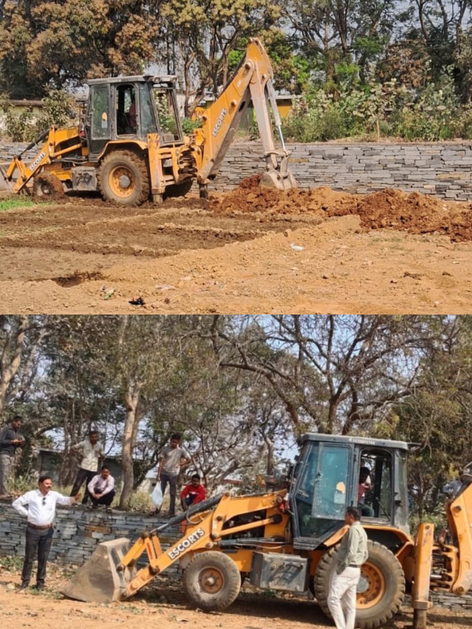 बेलसोंडा में सरकारी जमीन को प्रशासन ने किया अतिक्रमण मुक्त