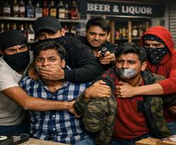 शराब दुकान से चार कर्मचारियों का अपहरण,जांच में जुटी पुलिस 