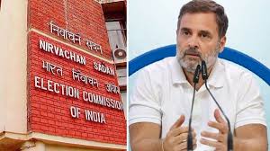चुनाव आयोग की राहुल गांधी को फटकार,ये चुनाव कर्मचारियों पर सीधा हमला
