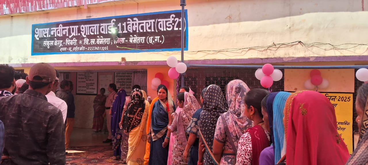 नगरीय निकाय निर्वाचन 2025: मतदान में दिखा मतदाताओं का जबरदस्त उत्साह, शाम 05 बजे तक 77.44% मतदान दर्ज
