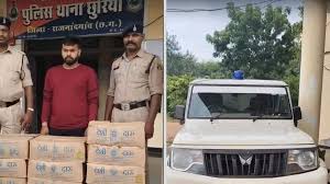 महतारी एक्सप्रेस से 16 पेटी अवैध शराब जब्त,महाराष्ट्र से शराब तस्करी करते चालक गिरफ्तार