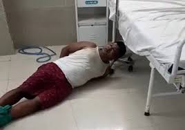 सामुदायिक अस्पताल में शराब के नशे में धुत शिक्षक ने किया हाईवोल्टेज ड्रामा