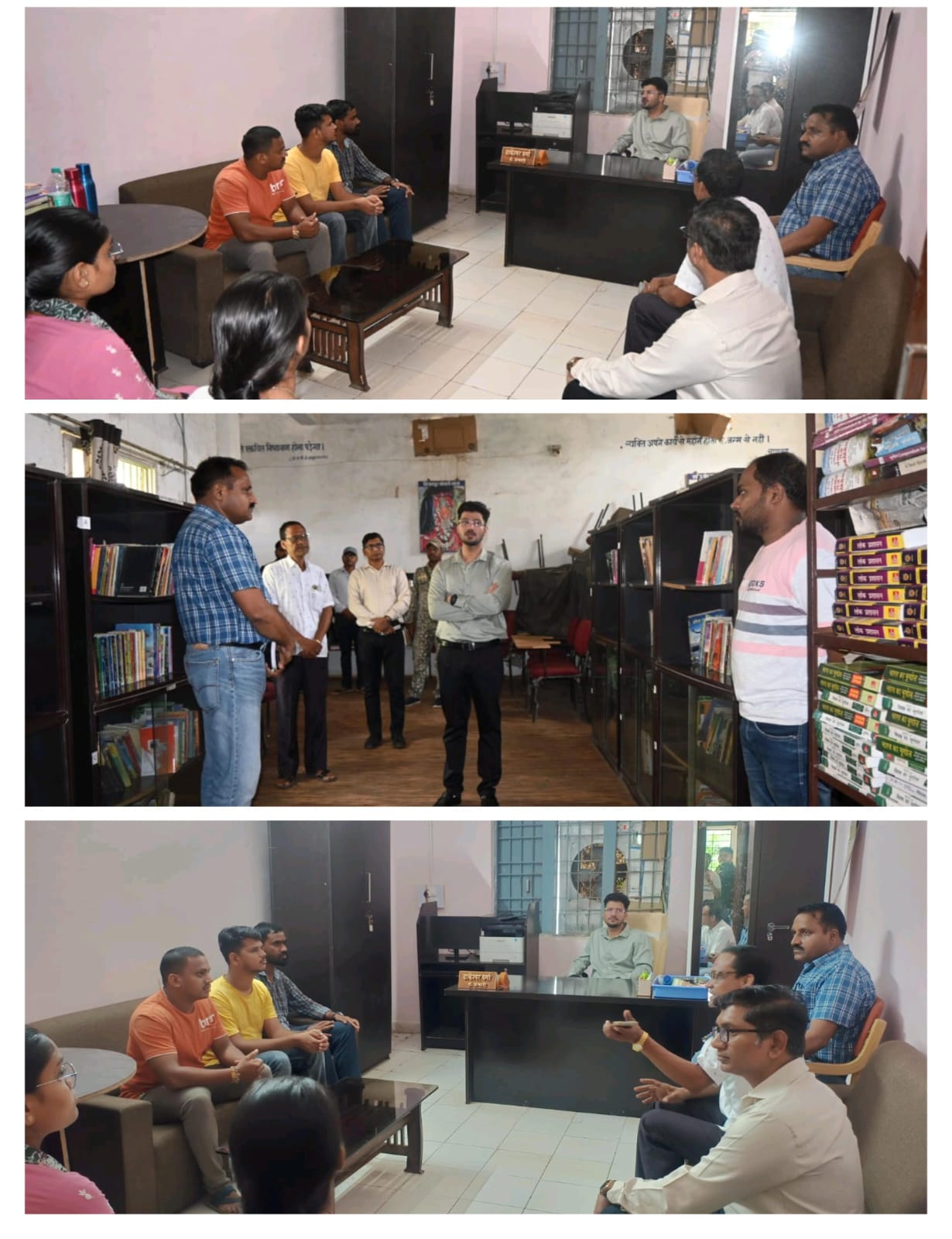 कलेक्टर ने जिला ग्रंथालय का किया निरीक्षण,पढ़ने के लिए जल्द ही मिलेंगी फ्री वाई फाई की सुविधा