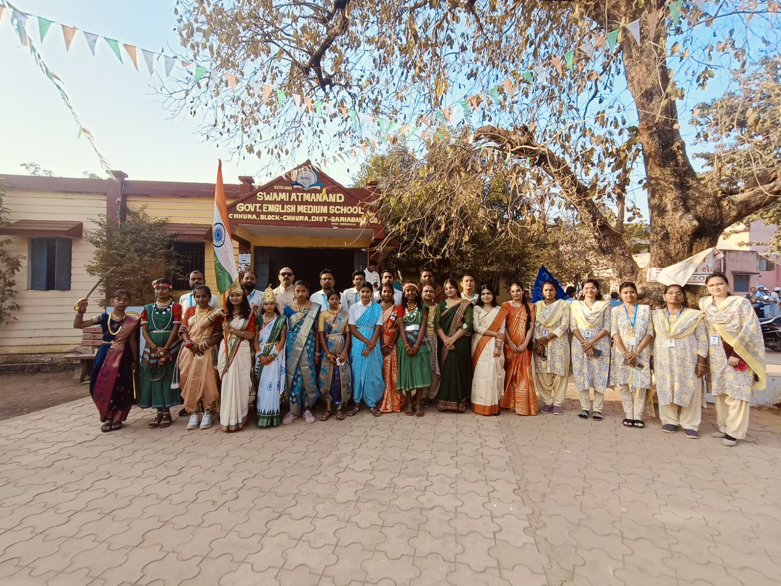 सेजेस इंग्लिश मीडियम स्कूल छुरा में धूम धाम से मनाया गया 76वाँ गणतंत्र दिवस