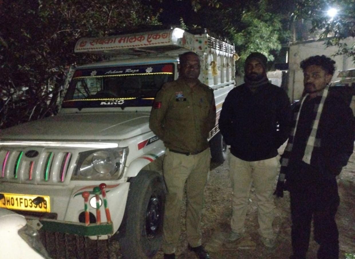 जशपुर पुलिस ने सरहदी राज्यों से आ रहे अवैध धान पर कसा शिकंजा, लोदाम में 40 क्विंटल जब्त