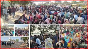 रायपुर में प्रदर्शन कर रहे BeD/DeD के आंदोलनरत सहायक शिक्षकों के खिलाफ FIR