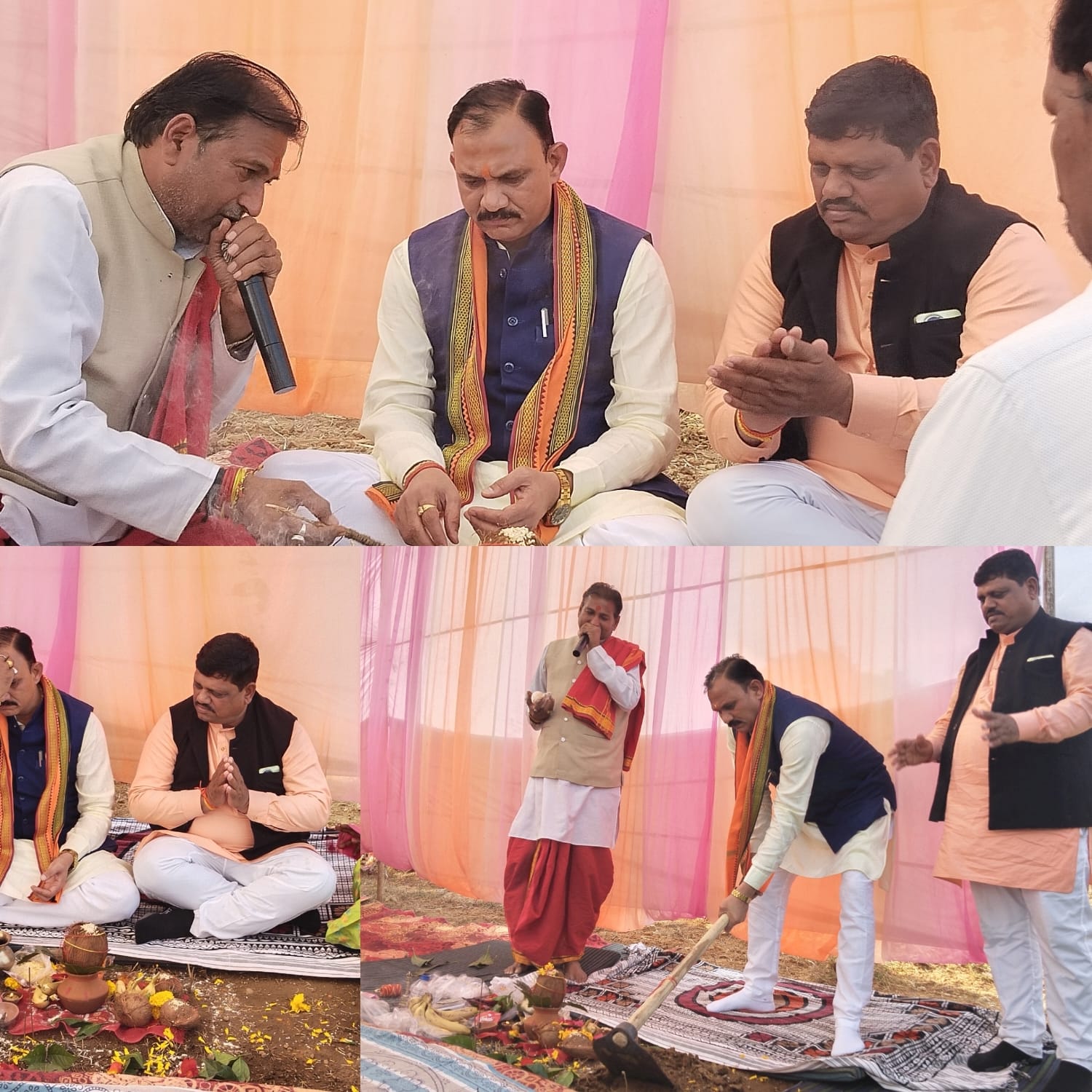 रतनपुर में 426.40 करोड़ की अंजनी जलाशय नहर विस्तारीकरण कार्य का भूमिपूजन