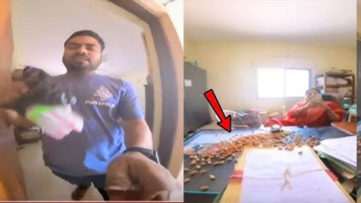 बिलासपुर में अनोखा विरोध: युवक ने टेबल पर बिखेरे बादाम, बोला- “याददाश्त बढ़ाइए, मेरी फाइल ढूंढिए”