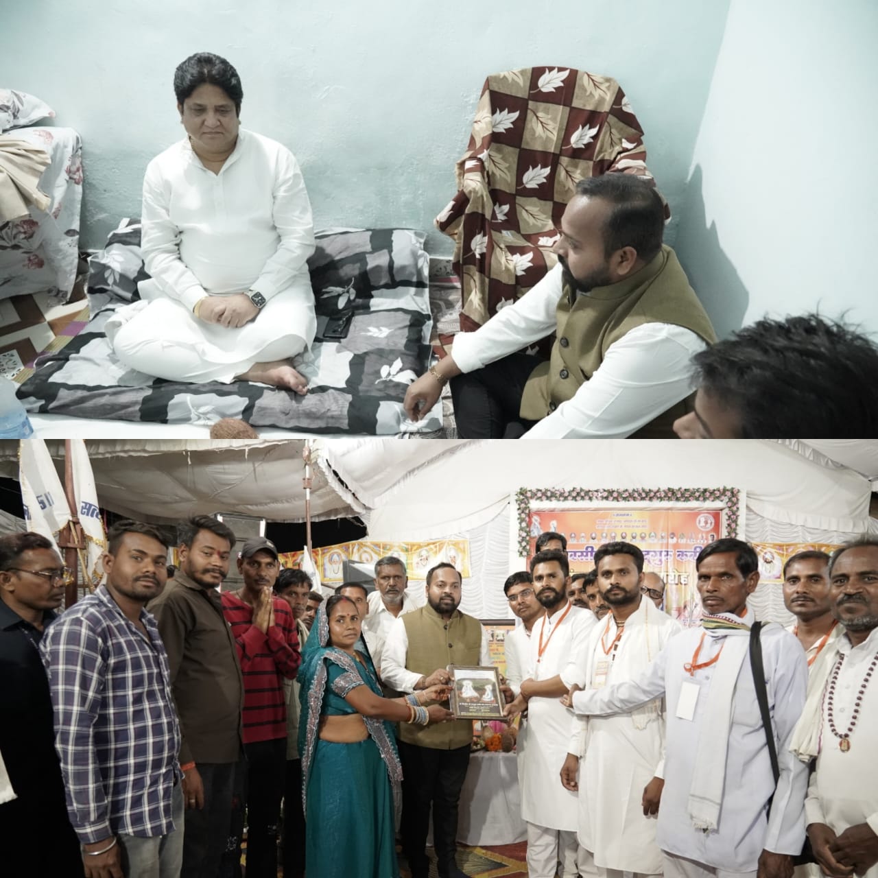 पाहन्दा में आयोजित श्री सद्गुरु कबीर संत समागम में विधायक दीपेश साहू हुए शामिल