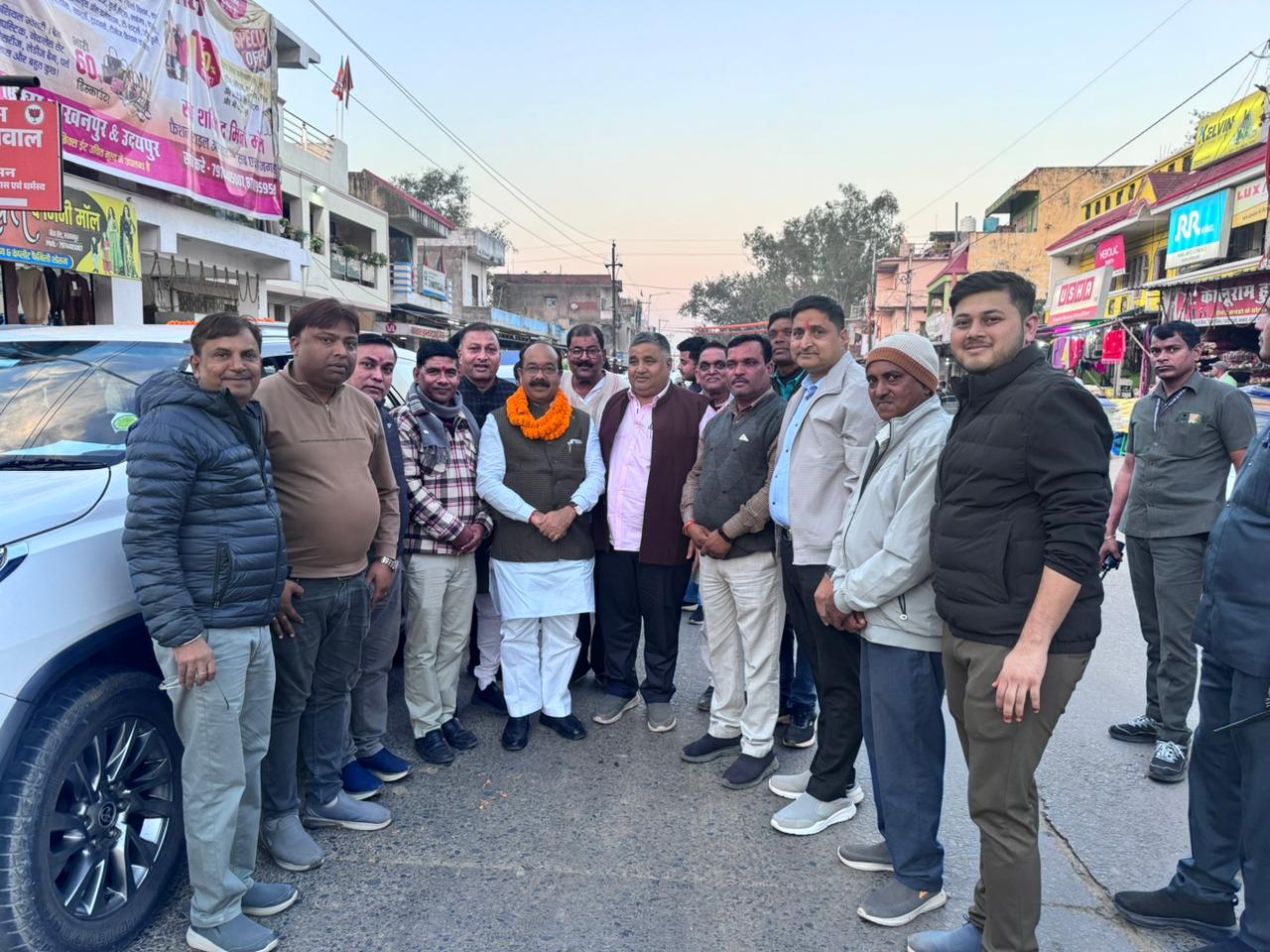 उप मुख्यमंत्री अरूण साव का मंत्री निवास लखनपुर में भव्य स्वागत 