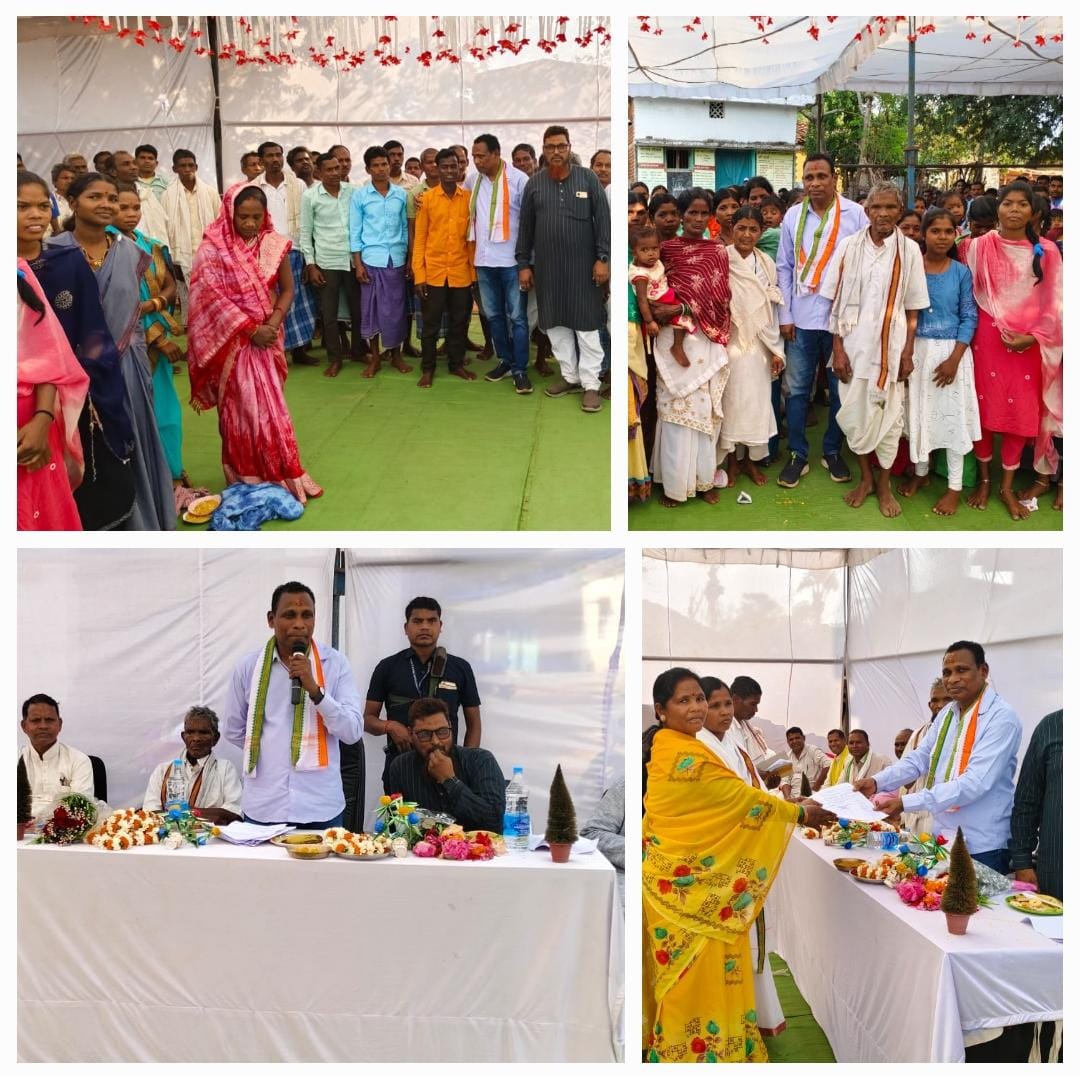 विशेष पिछड़ी भुंजिया जनजाति वनांचल ग्राम महुआभाठा पहुंचे विधायक जनक ध्रुव 