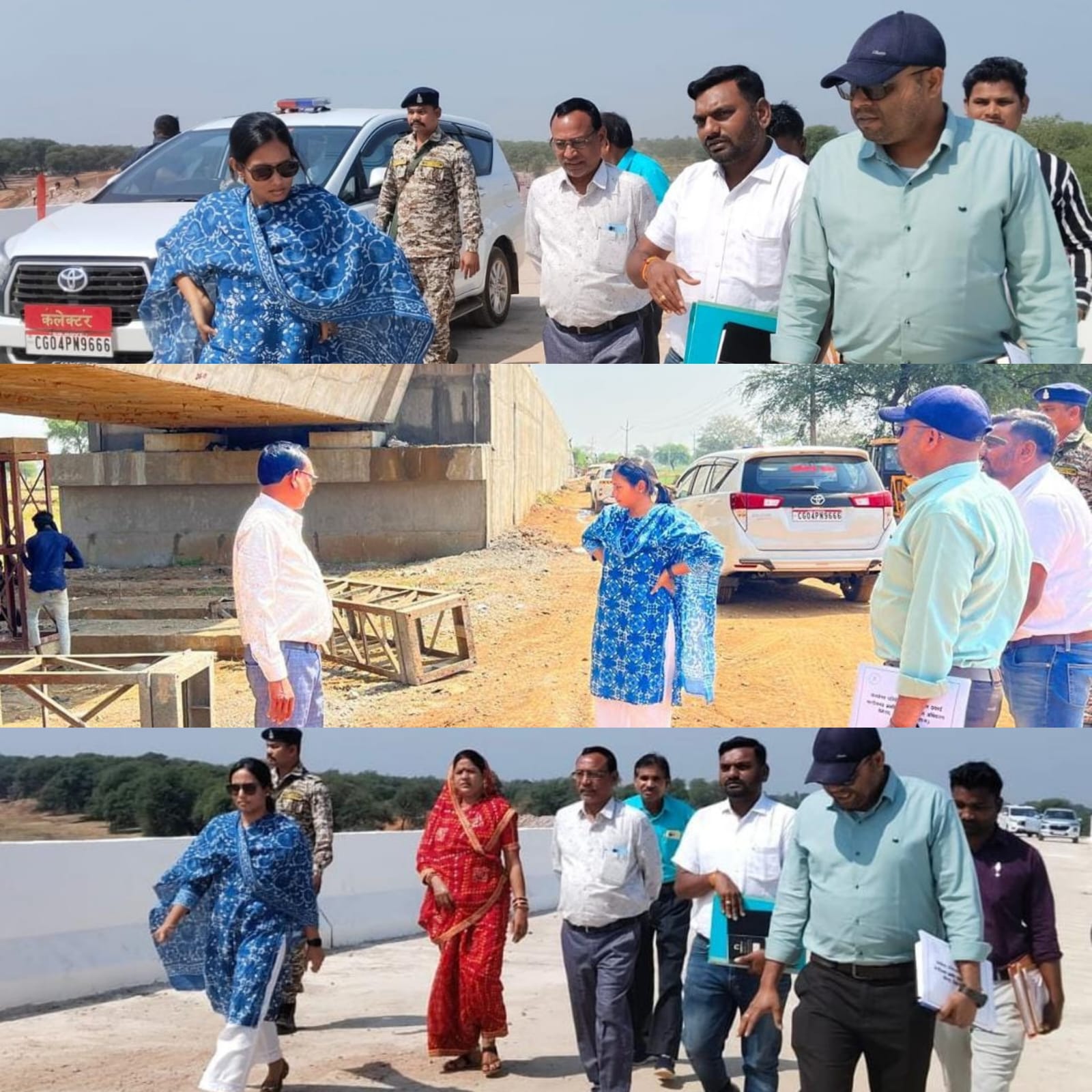 कलेक्टर ने बेरला विकासखंड के दूरस्थ ग्रामों में पीएमजीएसवाय अंतर्गत निर्माणाधीन पुल एवं सड़कों का किया सघन निरीक्षण
