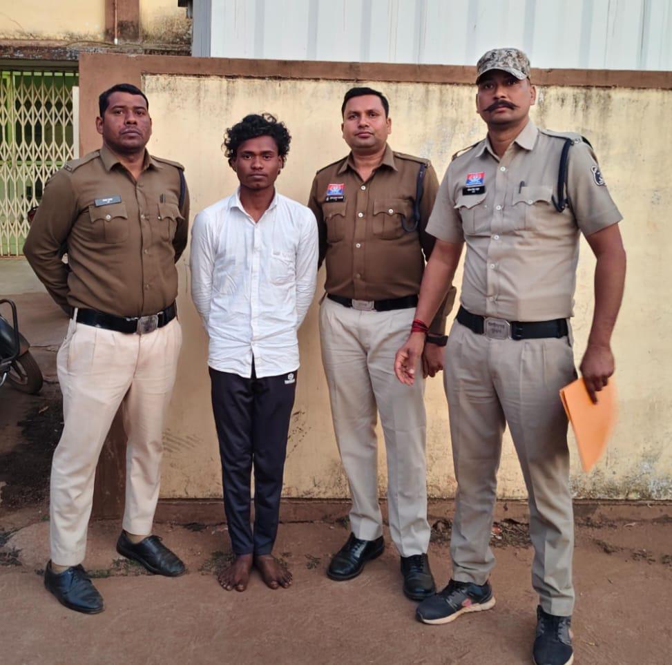 हत्या करने की नियत से धारदार वस्तु से प्राण घातक हमला कर चोट पहुंचने के मामले में आरोपी गिरफ्तार