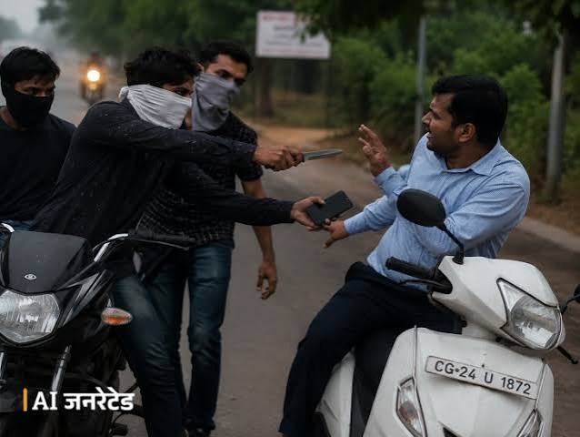 रायपुर में बेखौफ बदमाशों का आतंक! मंत्रालय कर्मचारी से चाकू की नोक पर ₹30 हजार की लूट, CCTV में तलाश रही पुलिस