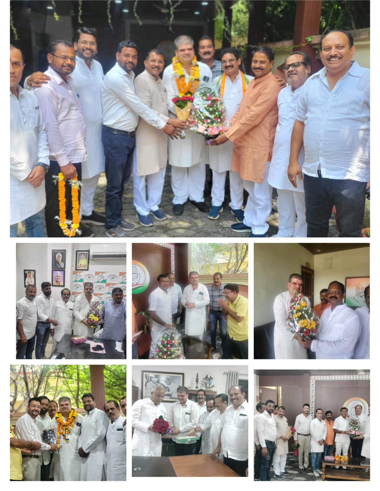 किसान कांग्रेस के प्रदेश अध्यक्ष नियुक्त होने पर अभिषेक मिश्रा ने वरिष्ट नेताओं से मुलाकात कर किया आभार व्यक्त 