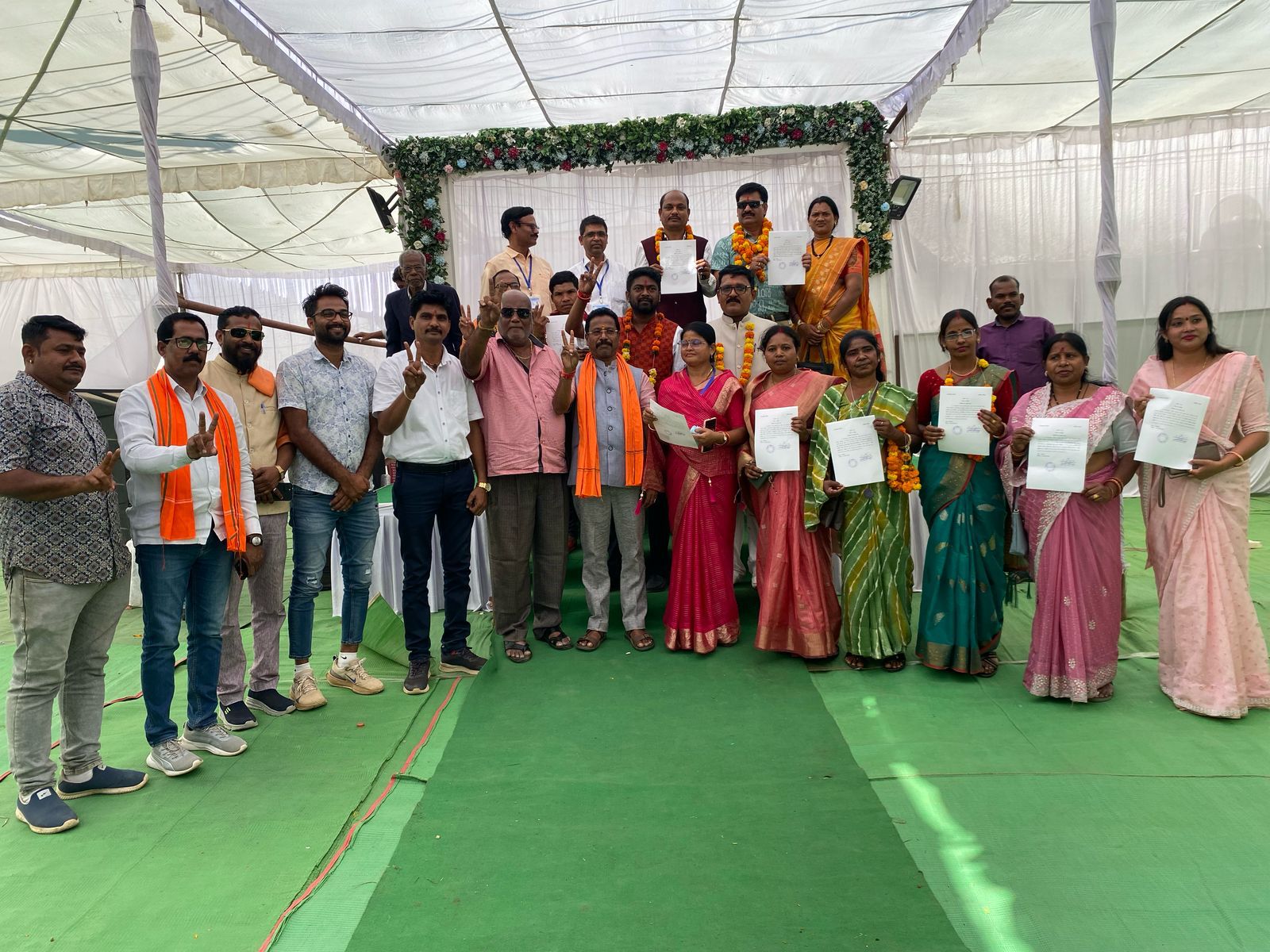 विधायक चैतराम अटामी के नेतृत्व में दंतेवाड़ा के पांचो निकायों में भाजपा की प्रचंड जीत