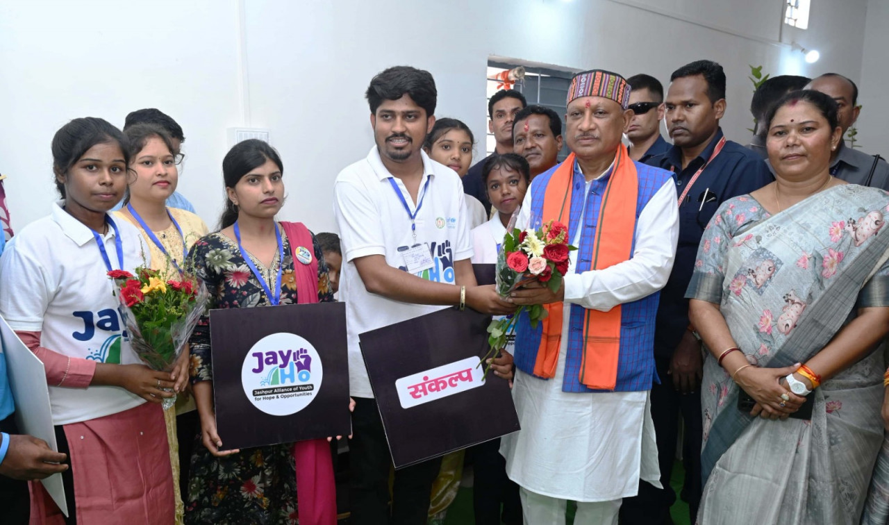 मुख्यमंत्री विष्णुदेव साय ने किया संकल्प जशपुर कार्यक्रम का शुभारंभ