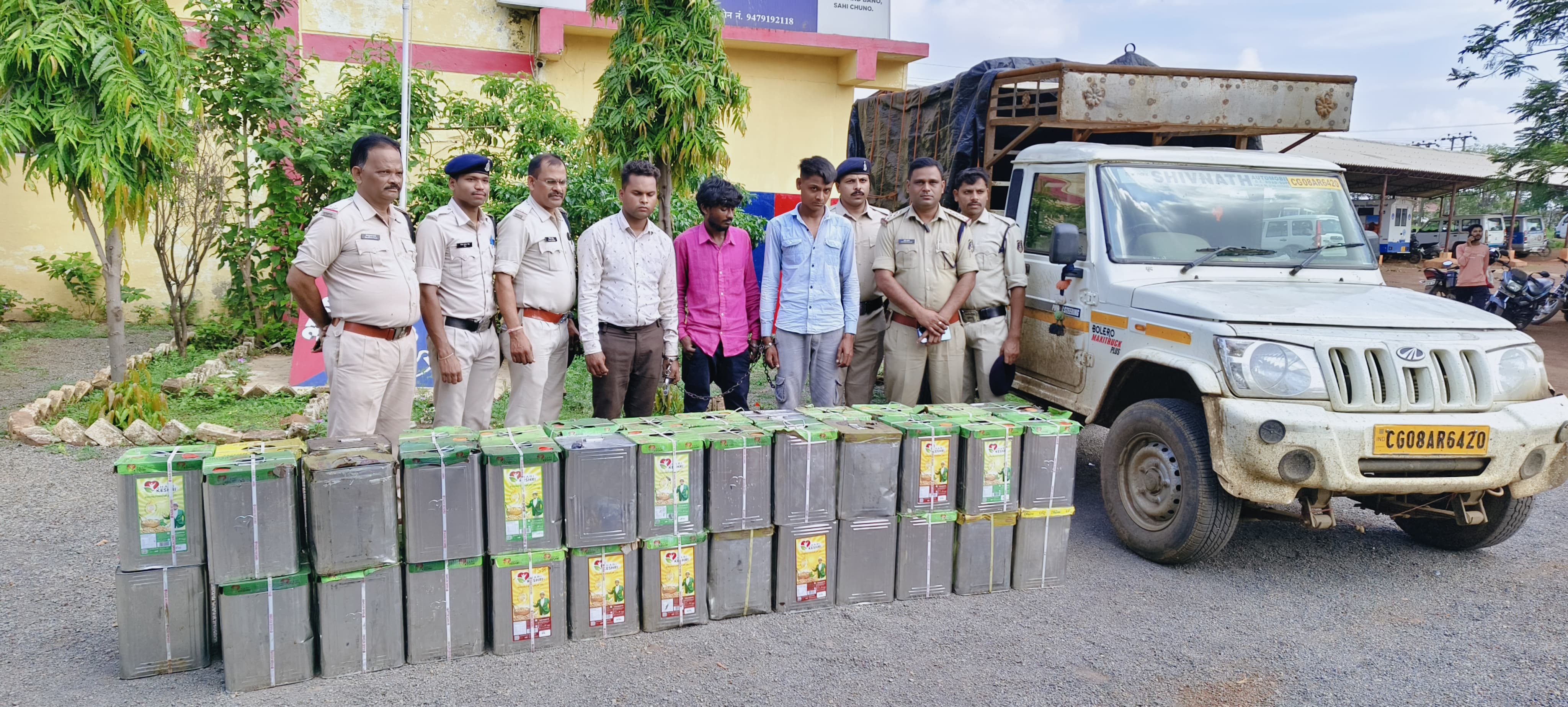 चोरी की घटना मे थाना डोंगरगांव पुलिस को मिली बड़ी सफलता