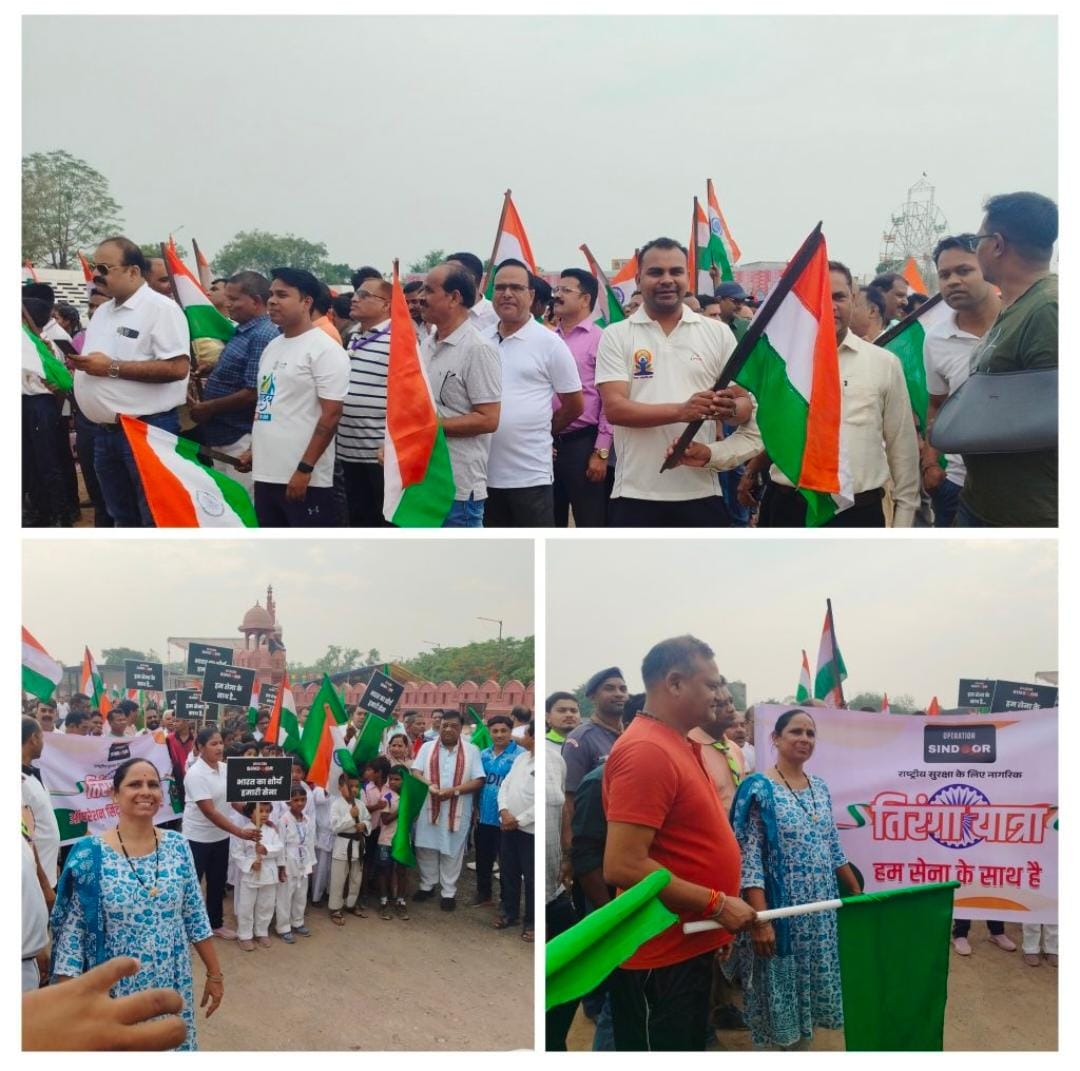 जांजगीर में निकली भव्य तिरंगा यात्रा, ऑपरेशन सिंदूर की सफलता पर उमड़ा जनसैलाब