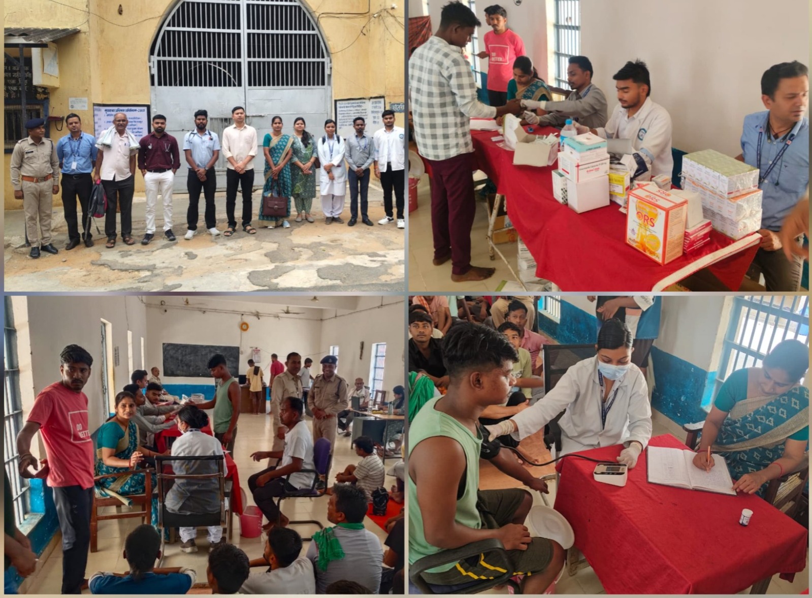 बंदियों की सेहत पर स्वास्थ्य विभाग की नजर, मनेन्द्रगढ़ उप जेल में व्यापक स्वास्थ्य परीक्षण और स्क्रीनिंग शिविर आयोजित