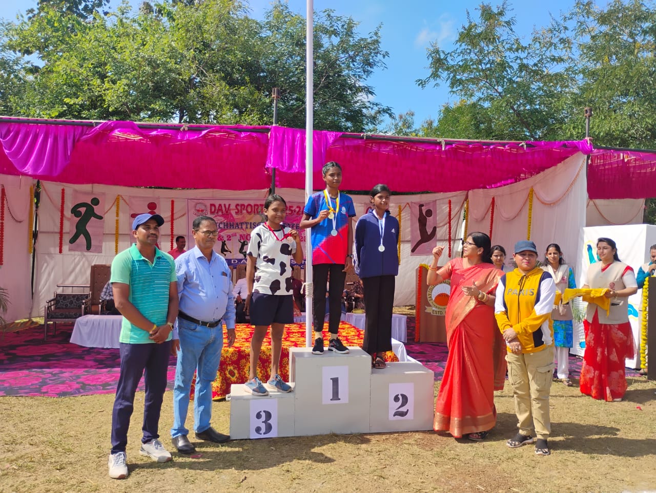 डीएवी नेशनल स्पोर्ट्स में किरंदुल के  में जीता स्वर्ण पदक
