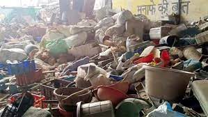 पुलिस ने कबाड़ी दुकान में दी दबिश,32 लाख से अधिक का अवैध कबाड़ जब्त