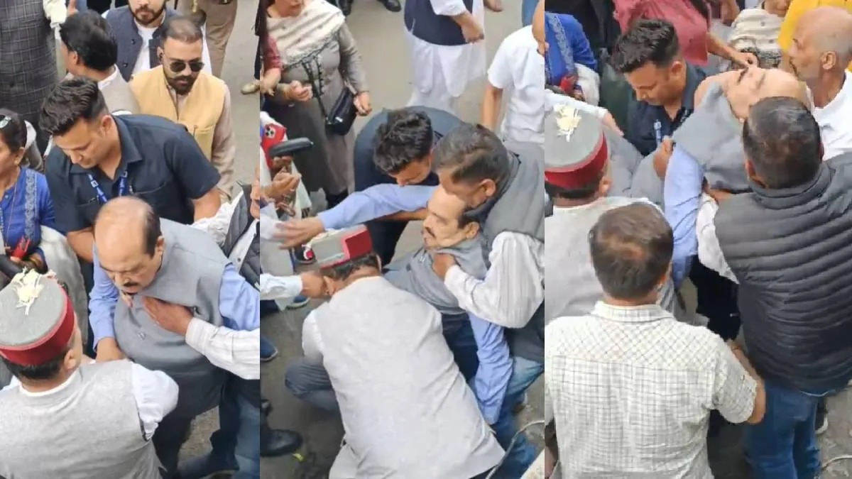  मीडिया से बात करते-करते बिगड़ी BJP सांसद हर्ष महाजन की तबीयत, अस्पताल ले जाया गया
