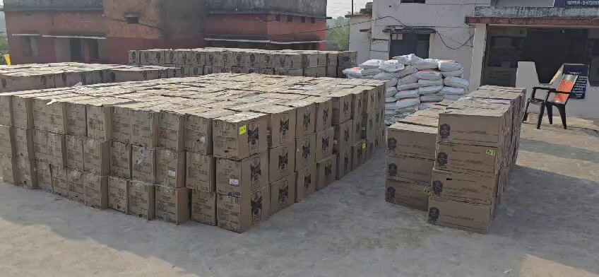 अवैध शराब तस्करी के खिलाफ पुलिस को मिली बड़ी सफलता,डेढ़ करोड़ की शराब जब्त 