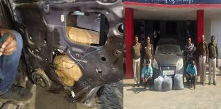 छत्तीसगढ़ में पुष्पा स्टाइल में कार मॉडिफाई कर गांजा तस्करी,2 आरोपी गिरफ्तार