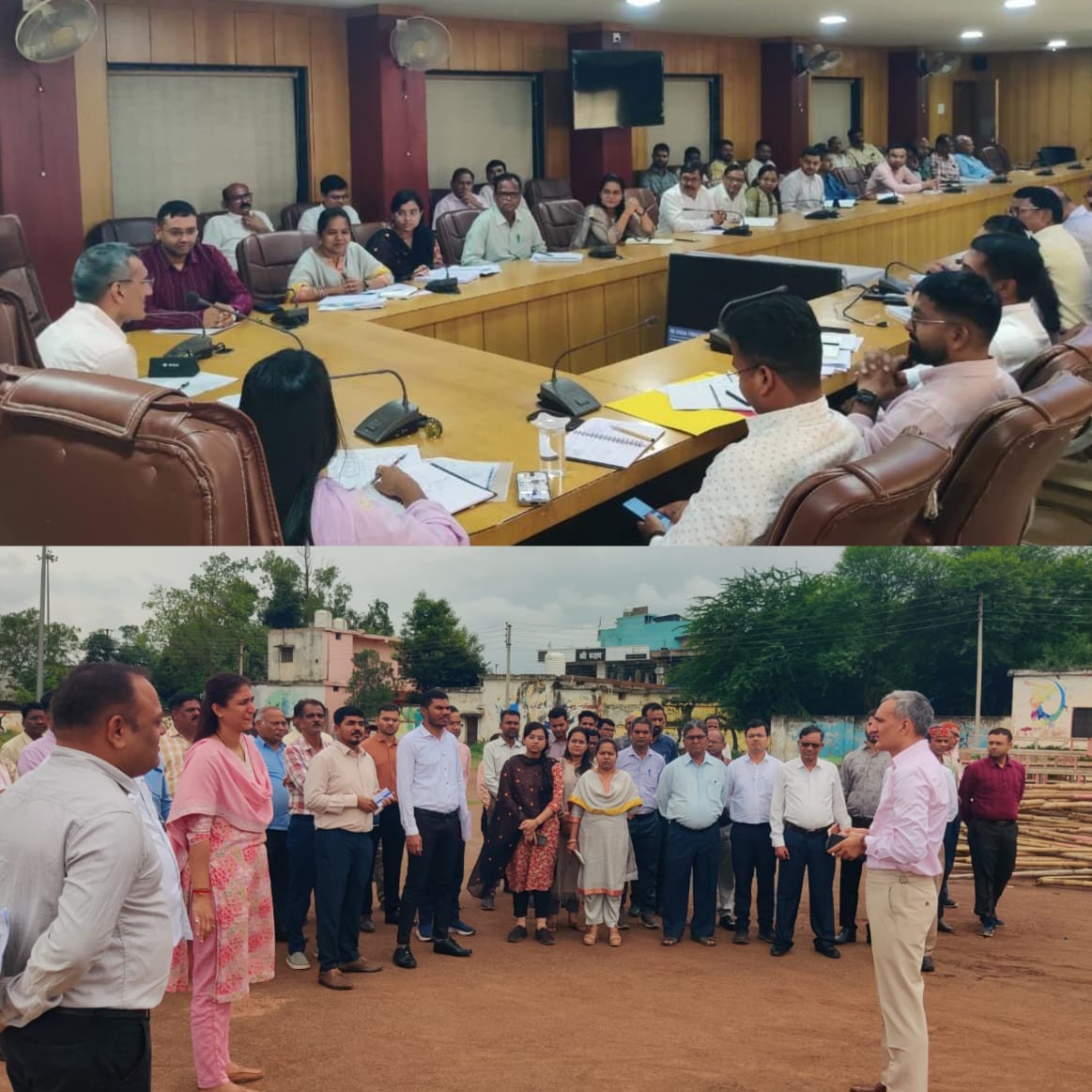 मुख्यमंत्री विष्णुदेव साय के आगमन को लेकर जिला प्रशासन अलर्ट मोड पर कलेक्टर रणबीर शर्मा ने की तैयारियों की समीक्षा