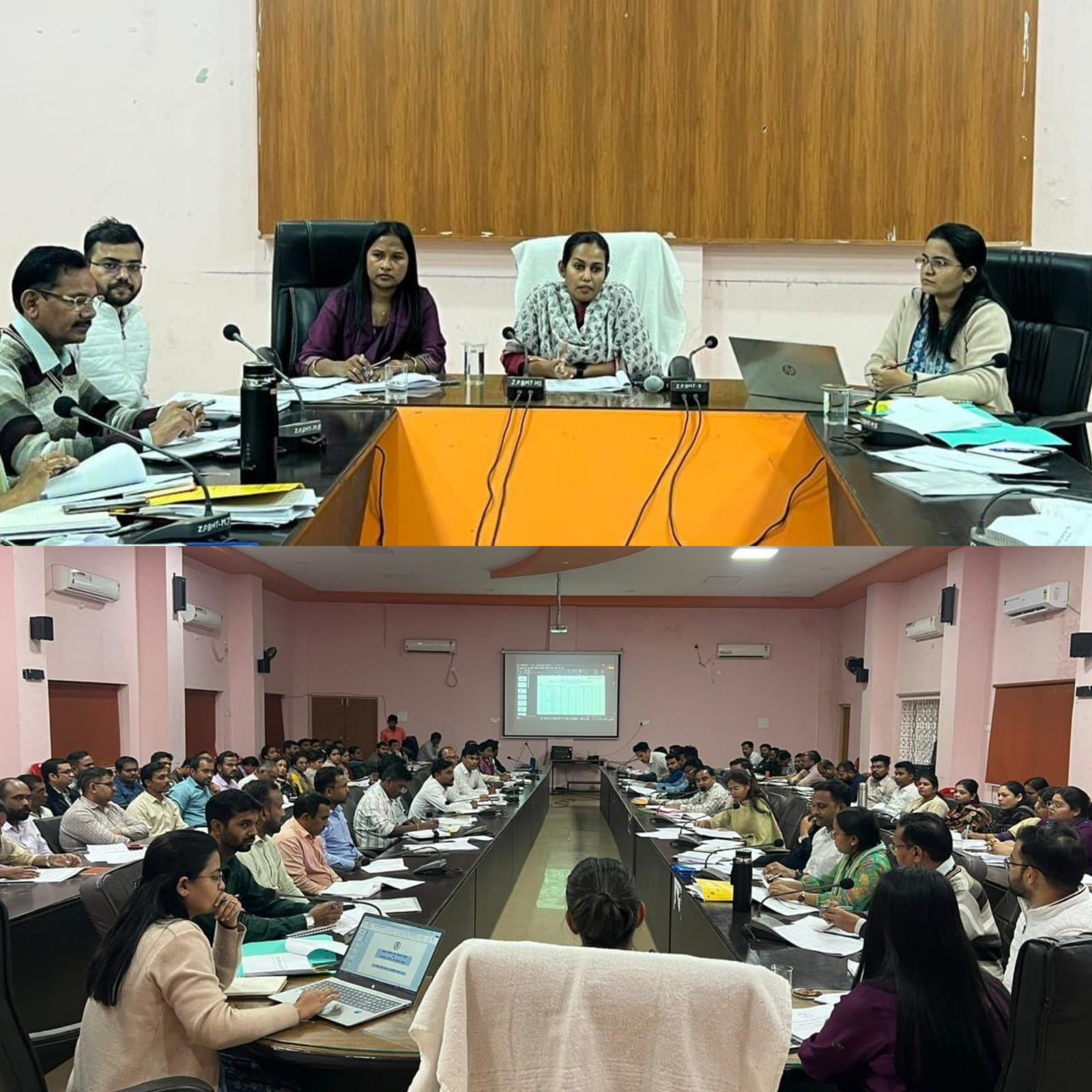 कलेक्टर ममगाई ने की पंचायत विभाग की प्रगति समीक्षा,ग्रामीण विकास योजनाओं की समीक्षा हेतु महत्वपूर्ण बैठक आयोजित